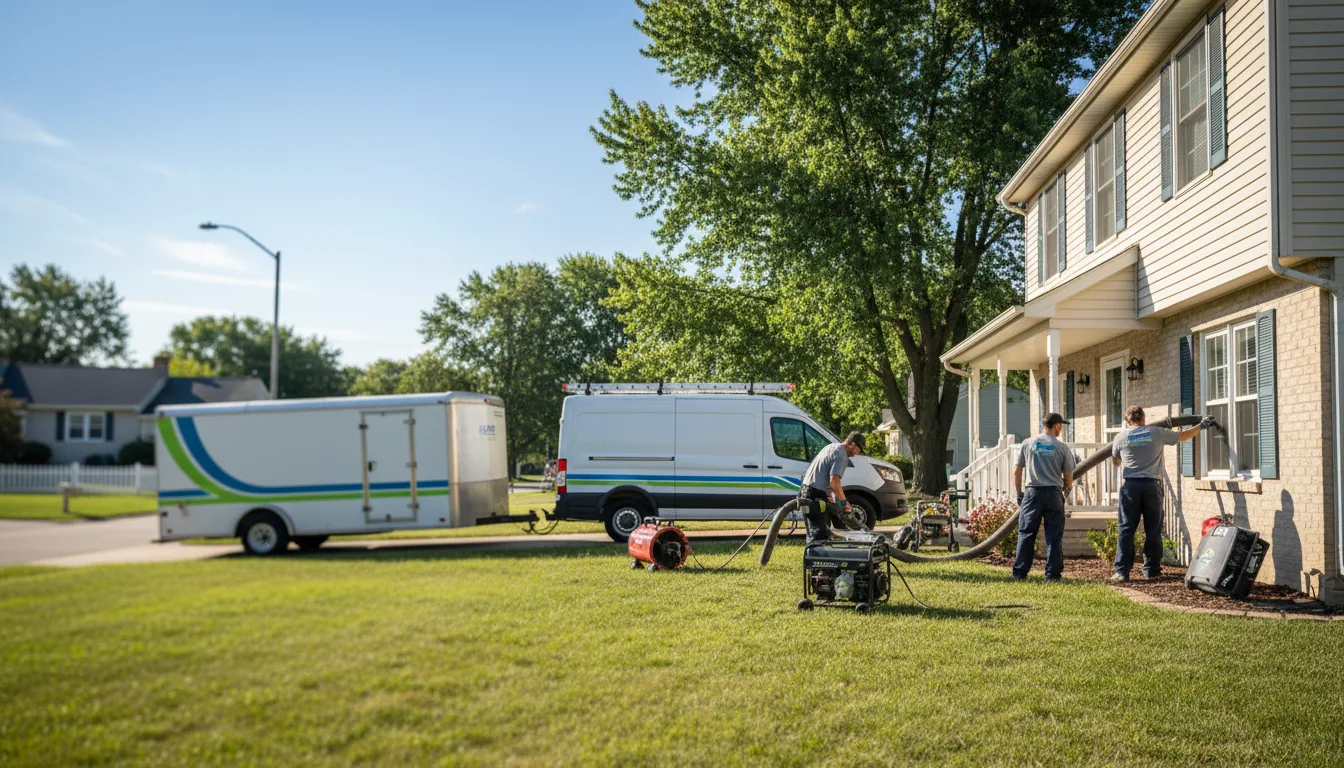 Flooded Basement Restoration And Cleanup With Repair in Chrisman, IL near me